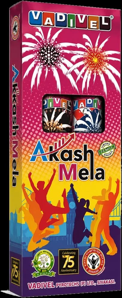 Akash Mela 4" Fancy (2 Pcs) — Vadivel