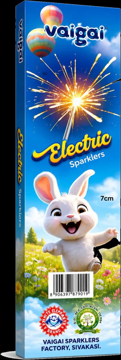 Electric Sparklers 7 cm — Sri Vaigai