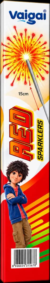 7 cm Red Sparklers — Yuva’s